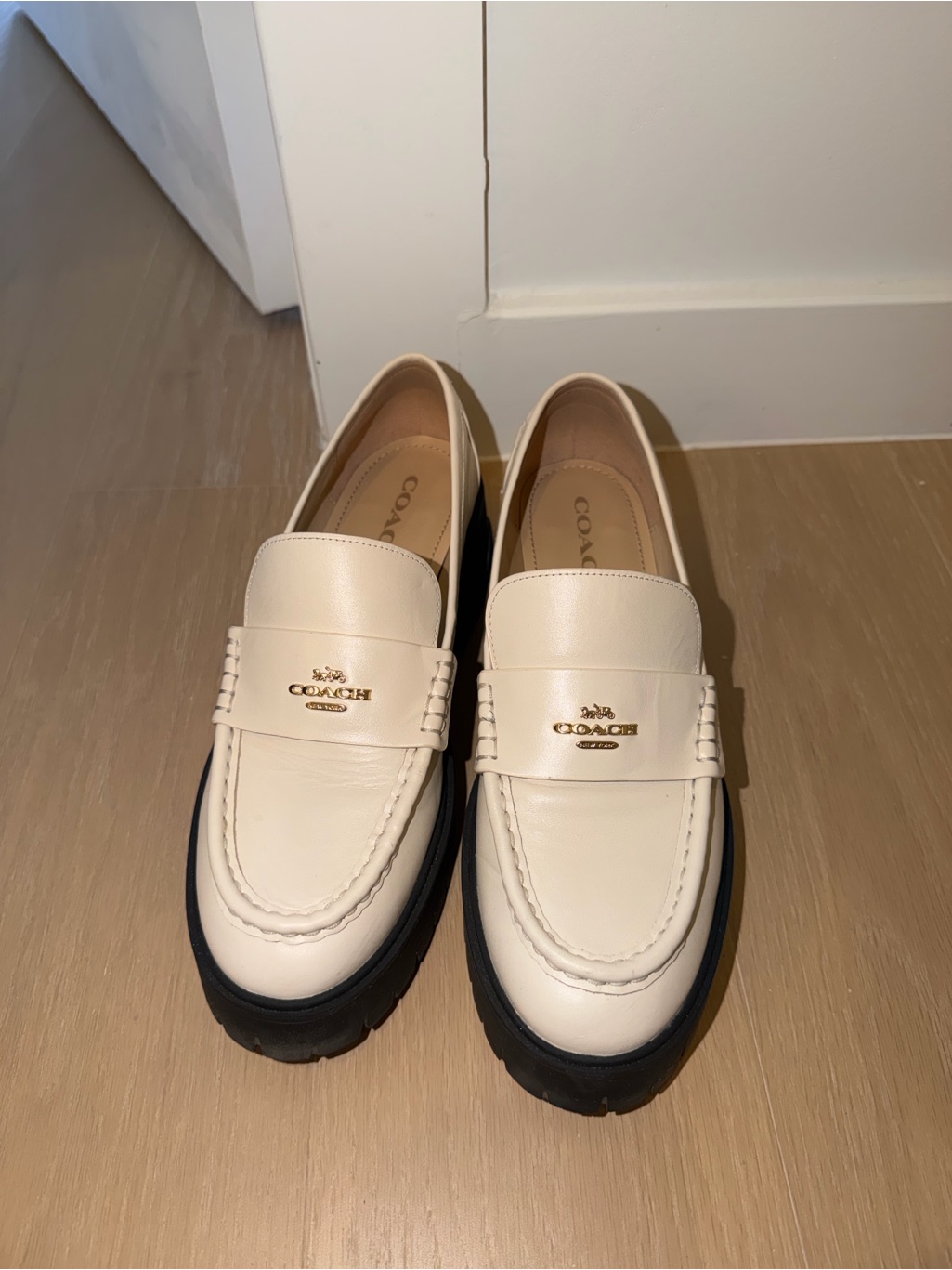 Coach Ruthie Platform Loafers Size 8